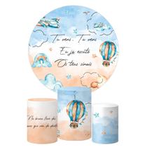 Kit Painel Redondo + Trio Capa Cilindro Tu Vens