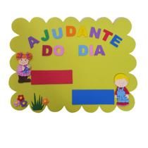 Kit Painel Sala De Aula Com Chamada, Calendário, Aniversariante, Ajudante Do Dia