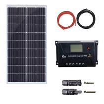 Kit Painel Solar 100W/155W Resun Controlador PWM 20A