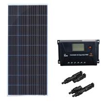 Kit Painel Solar 150w Com Controlador 20A Sun21 e MC4y - MINHA CASA SOLAR