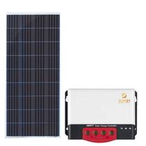 Kit Painel Solar 150W Policristalino Controlador MPPT 30A Sem Display