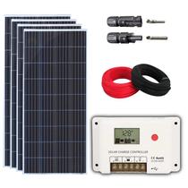 Kit Painel Solar 150W Resun Controlador SRNE 20A PWM 24V - SUN21