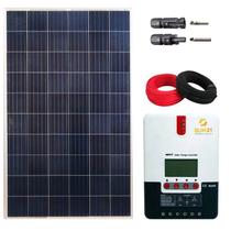 Kit Painel Solar 280W com Controlador 20AMPPT Cabo e Conector - MINHA CASA SOLAR