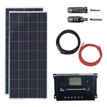 Kit Painel Solar 300w Com Controlador 20A Sun21 Conector MC4 - MINHA CASA SOLAR