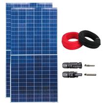 Kit Painel Solar 340w Policristalino Znshine Com Mc4 E Cabos