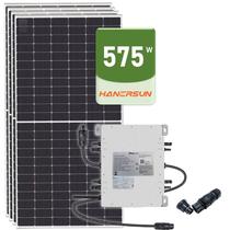 Kit Painel Solar Hanersun 575W 2,3kWp ou 241,5kwh/mês Deye