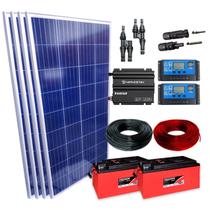 Kit Painel Solar - Pwm 600wp 480ah - P/ Geladeira até 300 Litros (110v) Kit Painel Solar - Pwm 600wp 480ah - P/ Geladeira até 300 Litros (110v)