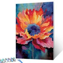 Kit Paint by Number Aihonmin Sacred Peony Flower para adultos Kit Paint by Number Aihonmin Sacred Peony Flower para adultos