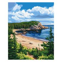 Kit Paint by Numbers Artbrush Tower Acadia National Park