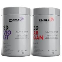 Kit Paiolla Btox Violet Matiz 3D Argan 2X1kg