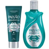 Kit Paixão & Bridgerton Dama de Prata Óleo + Creme de Mãos Kit Paixão & Bridgerton Dama de Prata Óleo + Creme de Mãos