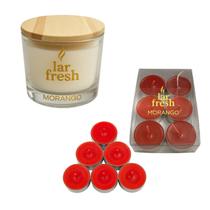 Kit Paixão Intensa Cheiro Doce Amor Love 1 vela + 6 mini