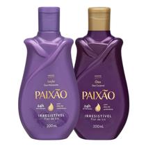 Kit Paixão Irresistível Flor De Lis: Loção Hidratante e Óleo Corporal 200ml Kit Paixão Irresistível Flor De Lis: Loção Hidratante e Óleo Corporal 200ml
