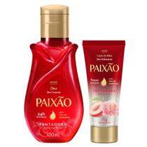 Kit Paixão Tentadora Ameixa Rubi Óleo Corporal + Creme para Mãos