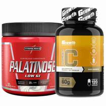 Kit Palatinose 300g Natural Integral + Vitamina C 120 Cap Growth