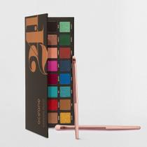 Kit Paleta de Sombras 24.1 Cores + 2 Pincéis (3 Produtos) - OCÉANE