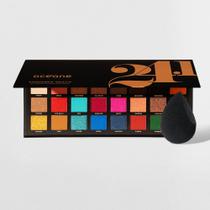 Kit Paleta de Sombras 24.1 Cores + Esponja de Maquiagem Flat Drop Edition (2 Produtos) - OCÉANE Kit Paleta de Sombras 24.1 Cores + Esponja de Maquiagem Flat Drop Edition (2 Produtos) - OCÉANE