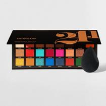 Kit Paleta de Sombras 24.1 Cores + Esponja de Maquiagem Flat Drop Edition (2 Produtos) - OCÉANE