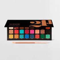 Kit Paleta de Sombras 24.1 Cores + Pincel para Sombra (2 Produtos) - OCÉANE Kit Paleta de Sombras 24.1 Cores + Pincel para Sombra (2 Produtos) - OCÉANE