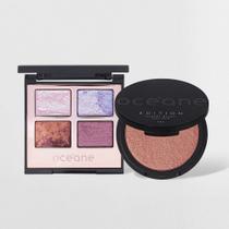 Kit Paleta de Sombras Cosmic + Blush Cintilante Rose Gold Océane Edition (2 Produtos)