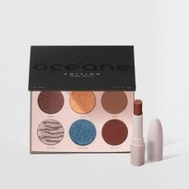 Kit Paleta de Sombras Desire + Batom Marrom Océane Edition (2 Produtos)