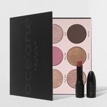 Kit Paleta de Sombras Unique + Batom Rosa Océane Edition (2 Produtos)