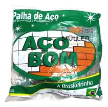 Kit Palha De Aço N0, N1 Ou N2 Aço Bom 6 Unidades
