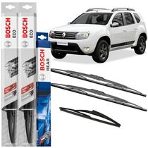 Kit Palheta Bosch Dianteira E Traseira Duster 2011 Até 2020 Kit Palheta Bosch Dianteira E Traseira Duster 2011 Até 2020