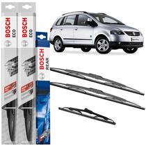 Kit Palheta Bosch Dianteira E Traseira SpaceFox 2006 A 2012 Kit Palheta Bosch Dianteira E Traseira SpaceFox 2006 A 2012