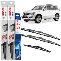 Kit Palheta Bosch Dianteira E Traseira Suzuki Grand Vitara Kit Palheta Bosch Dianteira E Traseira Suzuki Grand Vitara