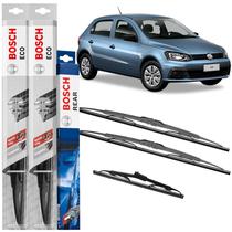 Kit Palheta Bosch Dianteira E Traseira VW Gol 2016 Em Diante Kit Palheta Bosch Dianteira E Traseira VW Gol 2016 Em Diante