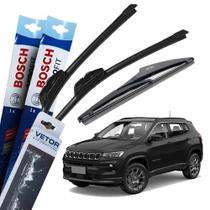 Kit Palheta Bosch Dianteira & Traseira Compass 2017/2024 Aerofit Original Kit Palheta Bosch Dianteira & Traseira Compass 2017/2024 Aerofit Original
