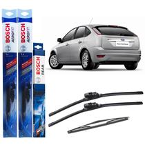 Kit Palheta Bosch Dianteira Traseira Para Focus 2008 A 2013 Kit Palheta Bosch Dianteira Traseira Para Focus 2008 A 2013