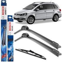 Kit Palheta Bosch Dianteira Traseira SpaceFox 2013 Em Diante