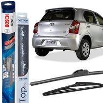 Kit Palheta Dianteira Bosch Traseira Vetor Etios Hatch SW Kit Palheta Dianteira Bosch Traseira Vetor Etios Hatch SW
