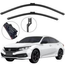 Kit Palheta Dianteira Civic 2017 a 2021 Limpador de Parabrisa de Silicone Kit Palheta Dianteira Civic 2017 a 2021 Limpador de Parabrisa de Silicone