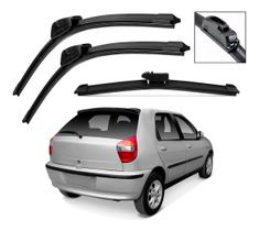 Kit Palheta Dianteira de Silicone 18" e 23" e Tras. 14