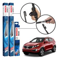 Kit Palheta Dianteira E Traseira Bosch Sportage 2010 A 2013 Preto Kit Palheta Dianteira E Traseira Bosch Sportage 2010 A 2013 Preto