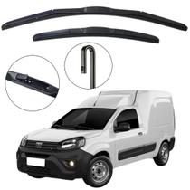 Kit Palheta Dianteira Fiorino 2014 a 2021 Limpador de Parabrisa de Silicone Kit Palheta Dianteira Fiorino 2014 a 2021 Limpador de Parabrisa de Silicone
