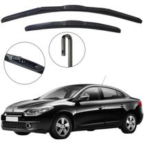 Kit Palheta Dianteira Fluence 2011 a 2015 Limpador de Parabrisa de Silicone