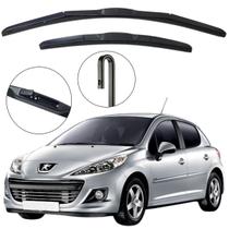 Kit Palheta Dianteira Peugeot 207 2008 a 2015 Limpador de Parabrisa de Silicone
