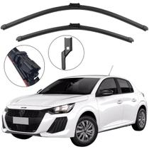 Kit Palheta Dianteira Peugeot 208 2021 a 2025 Limpador de Parabrisa de Silicone Kit Palheta Dianteira Peugeot 208 2021 a 2025 Limpador de Parabrisa de Silicone
