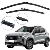 Kit Palheta Dianteira Pulse 2022 a 2025 Limpador de Parabrisa de Silicone