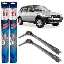 Kit Palheta Dianteira Traseira Bosch Aerofit P/ Uno Quadrado Kit Palheta Dianteira Traseira Bosch Aerofit P/ Uno Quadrado