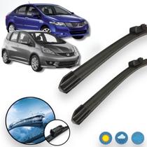 Kit Palheta Limpador De Parabrisa Honda City Fit 09 Até 14 P2414TL1
