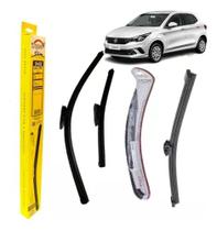 Kit Palheta Limpador Parabrisa Argo Dianteira/traseira Orig Kit Palheta Limpador Parabrisa Argo Dianteira/traseira Orig