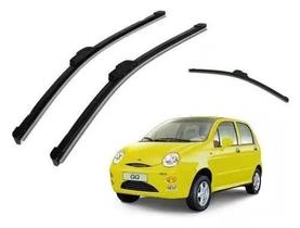 Kit Palheta Limpador Parabrisa Dianteiro+ Traseiro Chery Qq Kit Palheta Limpador Parabrisa Dianteiro+ Traseiro Chery Qq