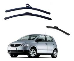 Kit Palheta Limpador Parabrisa Fox 2005 2006 2007 2008 2009