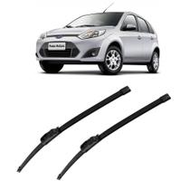 Kit Palheta Limpador Parabrisa Para-brisa Dianteiro Ford Fiesta 2002 à 2010 Kit Palheta Limpador Parabrisa Para-brisa Dianteiro Ford Fiesta 2002 à 2010