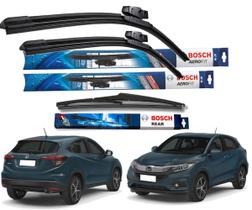 KIT Palheta Limpardor Parabrisa Dianteiras E Traseira Bosch HRv hr-v 2019 2020 2021 ex exl touring